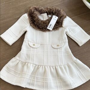 NWT Janie and Jack Cream Dress